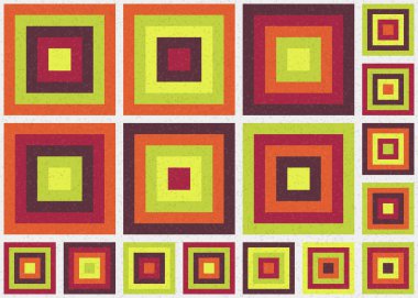 Soyut geometrik üretken hesaplama deseni, vektör illüstrasyonu