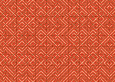 Soyut Geometrik Desen, üretken hesaplama sanatı, vektör illüstrasyonu  