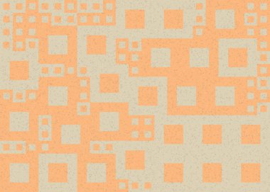 Soyut Geometrik Desen, üretken hesaplama sanatı, vektör illüstrasyonu  