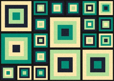 Soyut geometrik üretken hesaplama deseni, vektör illüstrasyonu