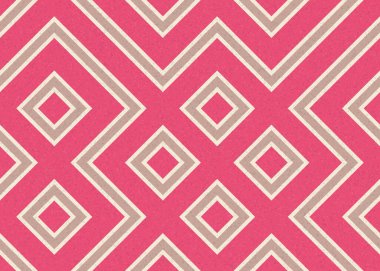 Soyut Geometrik Desen, üretken hesaplama sanatı çizimi  