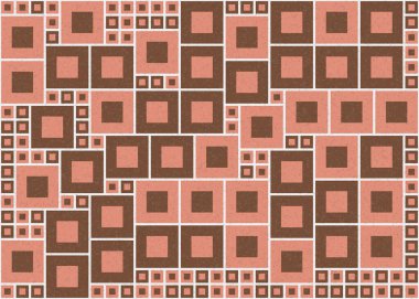 Soyut geometrik üretken hesaplama deseni, vektör illüstrasyonu