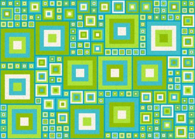 Soyut Geometrik Desen, hesaplama sanatı çizimi