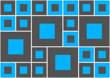 Soyut geometrik üretken hesaplama deseni, vektör illüstrasyonu