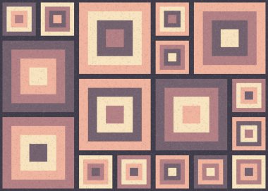 Soyut geometrik üretken hesaplama deseni, vektör illüstrasyonu