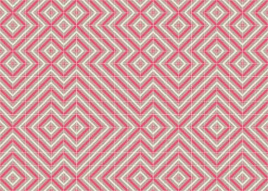 Soyut geometrik üretken hesaplama deseni, vektör illüstrasyonu