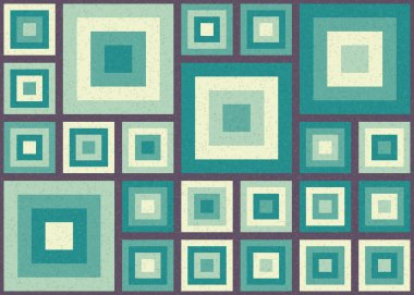 Soyut Geometrik Desen, üretken hesaplama sanatı, vektör illüstrasyonu  