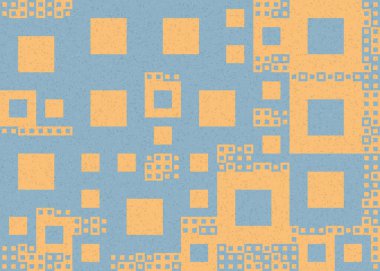 Soyut Geometrik Desen Üretken hesaplama sanatı, vektör illüstrasyonu