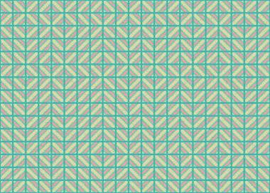 Soyut Geometrik Desen Üretken hesaplama sanatı, vektör illüstrasyonu