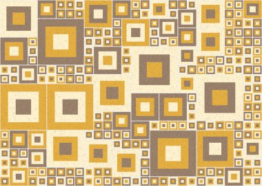 Soyut Geometrik Desen, üretken hesaplama sanatı, vektör illüstrasyonu  