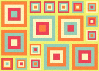 Soyut Geometrik Desen Üretken hesaplama sanatı, vektör illüstrasyonu