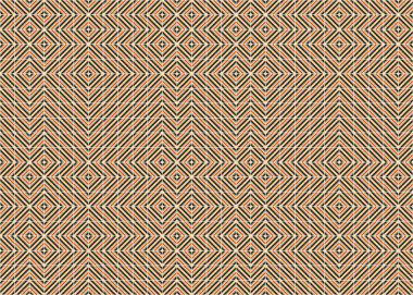 Soyut Geometrik Desen, üretken hesaplama sanatı, vektör illüstrasyonu  