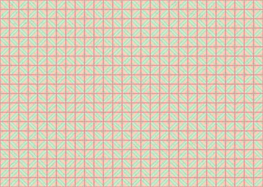 Soyut Geometrik Desen, üretken hesaplama sanatı çizimi  