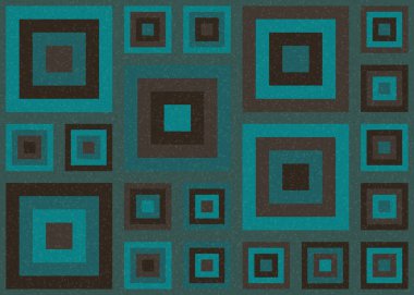 Soyut Geometrik Desen, üretken hesaplama sanatı, vektör illüstrasyonu  