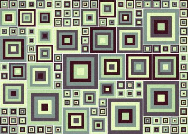 Soyut Geometrik Desen, hesaplama sanatı çizimi