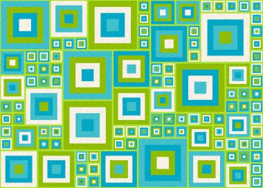 Soyut geometrik üretken hesaplama deseni, vektör illüstrasyonu