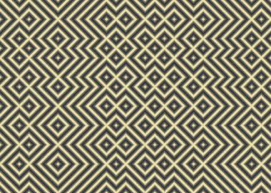 Soyut Geometrik Desen, üretken hesaplama sanatı çizimi  