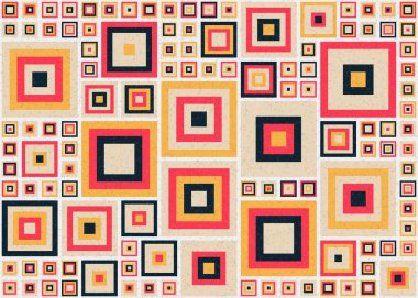 Soyut Geometrik Desen, hesaplama sanatı çizimi