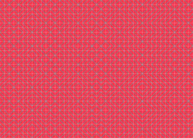 Soyut Geometrik Desen, hesaplama sanatı çizimi