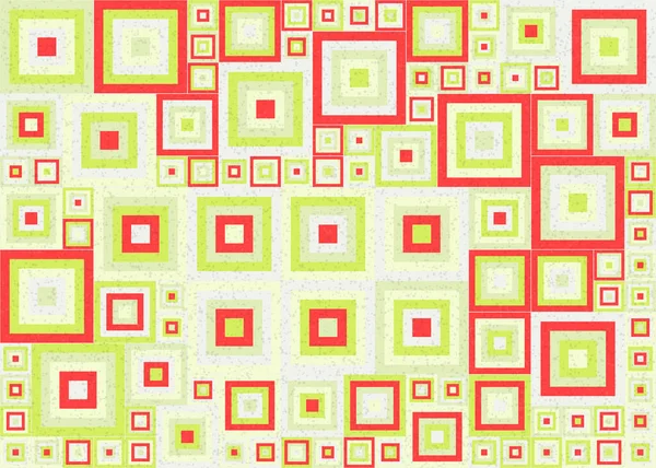 Abstract Color Geometric Tileable Pattern Generative Computational Art Illustration Design — Stock Vector