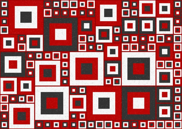 Abstraktes Geometrisches Muster Generative Computergestützte Illustration — Stockvektor