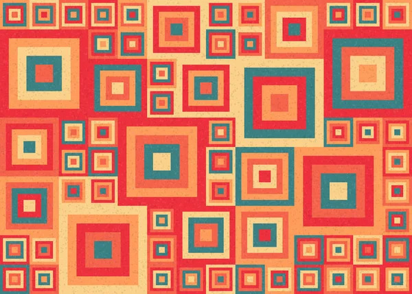 Abstract Color Geometric Tileable Pattern Generative Computational Art Illustration Elemento — Vetor de Stock