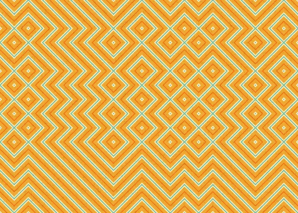 Abstract Color Geometric Tileable Pattern Generative Computational Art Illustration Elemento — Vetor de Stock