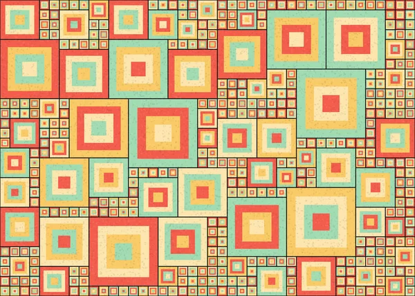 Абстрактный Цвет Геометрические Плитки Шаблон Генеративных Вычислительных Искусства Иллюстрации Элемент — стоковый вектор