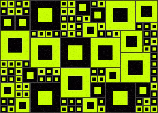 Padrão Geométrico Abstrato Ilustração Arte Computacional —  Vetores de Stock