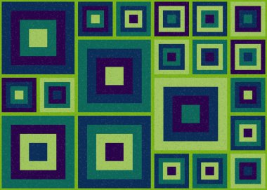 Soyut geometrik üretken hesaplama deseni, vektör illüstrasyonu