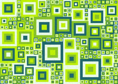 Soyut Geometrik Desen, üretken hesaplama sanatı çizimi  