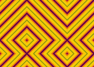 Soyut Geometrik Desen, hesaplama sanatı çizimi