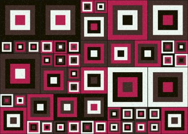 Soyut Geometrik Desen, hesaplama sanatı çizimi