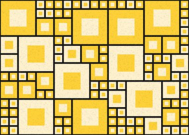 Soyut Geometrik Desen Üretken hesaplama sanatı, vektör illüstrasyonu