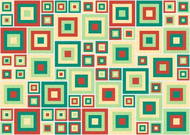 Soyut Geometrik Desen, hesaplama sanatı çizimi