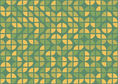 Soyut geometrik üretken hesaplama deseni, vektör illüstrasyonu 