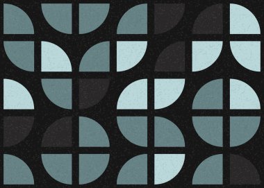 Soyut geometrik üretken hesaplama deseni, vektör illüstrasyonu