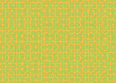 Soyut Geometrik Desen, üretken hesaplama sanatı çizimi 