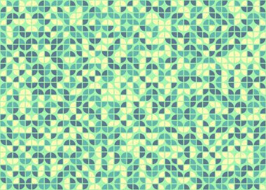 Soyut Geometrik Desen, hesaplama sanatı çizimi