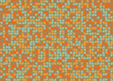 Soyut Geometrik Desen, hesaplama sanatı çizimi