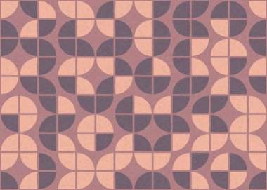 Soyut geometrik üretken hesaplama deseni, vektör illüstrasyonu 