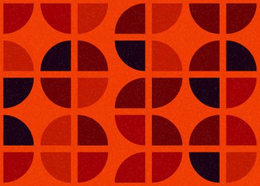 Soyut Geometrik Desen, üretken hesaplama sanatı çizimi  