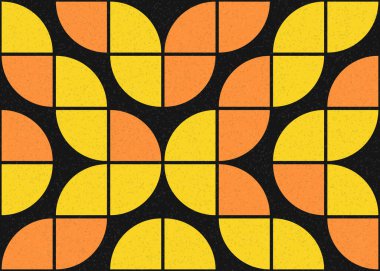 Soyut geometrik üretken hesaplama deseni, vektör illüstrasyonu