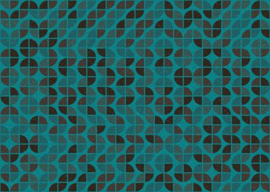 Soyut Geometrik Desen, hesaplama sanatı çizimi