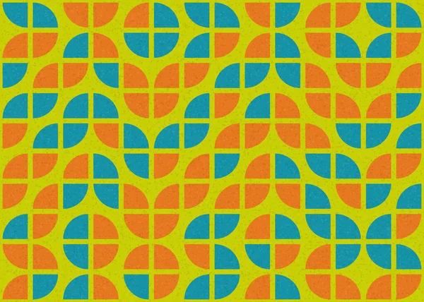 Patrón Geométrico Abstracto Ilustración Arte Computacional Generativo — Vector de stock