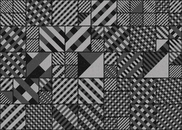 Абстрактний Геометричний Візерунок Генеративне Обчислювальне Мистецтво Векторні Ілюстрації — стоковий вектор