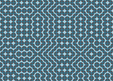 Soyut geometrik üretken hesaplama deseni, vektör illüstrasyonu 