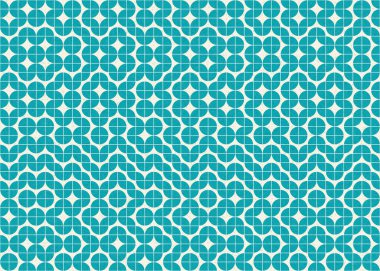 Soyut Geometrik Desen, hesaplama sanatı çizimi