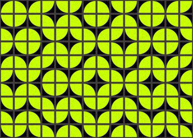 Soyut Geometrik Desen, hesaplama sanatı çizimi