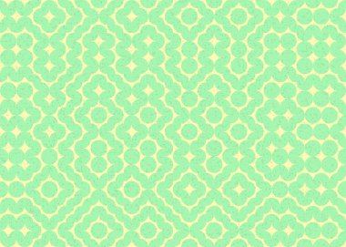 Soyut Geometrik Desen, üretken hesaplama sanatı, vektör illüstrasyonu  